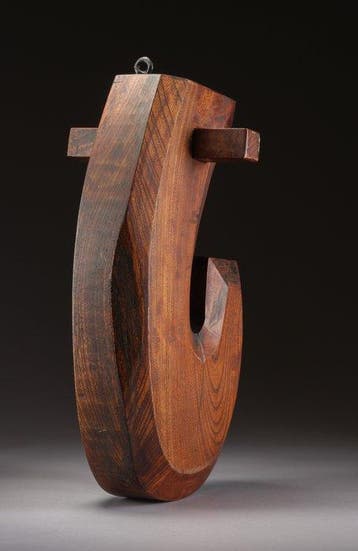 Ebisu jizai  (pottenhaak) - Keyaki-hout - Japan - Meiji