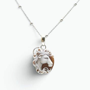 Zilver - Ketting met hanger - Italiaans ambacht, Antiek en Kunst