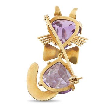 Broche - 18 carats Or jaune, Broche exclusive en or jaune 18