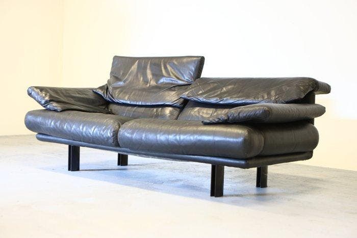 B&B Italia - Paolo Piva - Canapé - Alanda - Métal, Cuir, Antiquités & Art, Art | Objets design