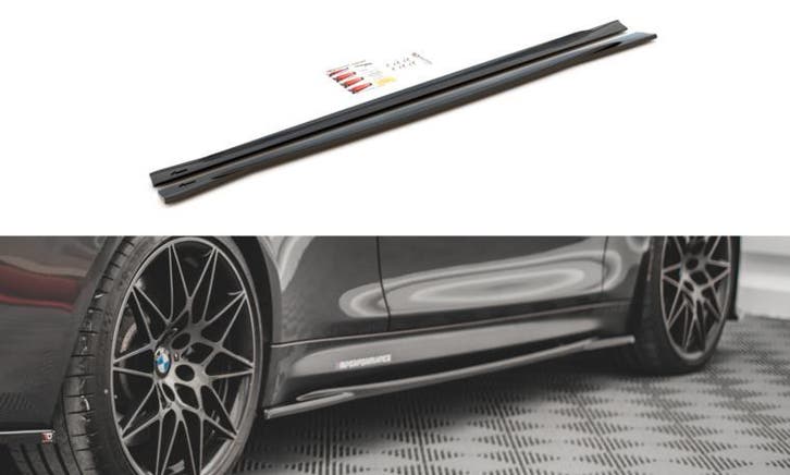 Maxton Design Sideskirt Aanzets BMW M4 G80 G82 B8309, Autos : Pièces & Accessoires, Carrosserie & Tôlerie