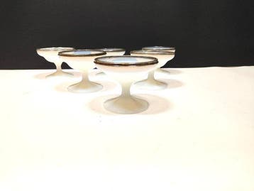 Service de table (6) - Ensemble de coupes à dessert vintage