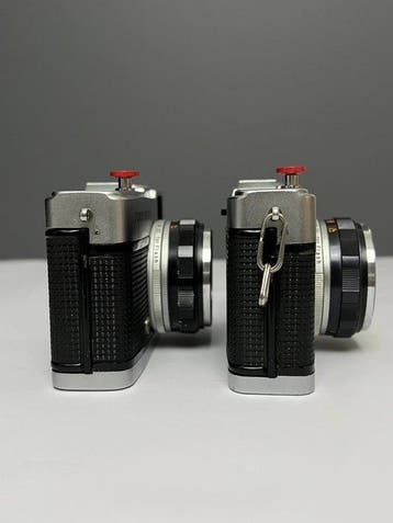 Olympus Trip 35 (x2) Compact 35mm Film Cameras - D.Zuiko