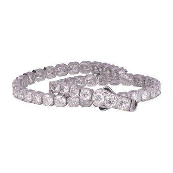 Sans prix de réserve - Bracelet de tennis - 14 carats Or