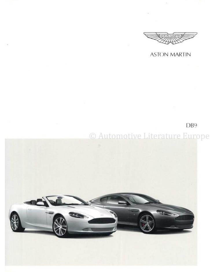 2010 ASTON MARTIN DB9 BROCHURE FRANS, Boeken, Auto's | Folders en Tijdschriften