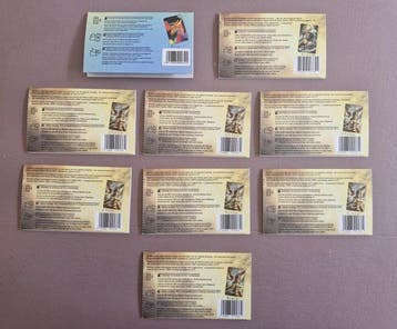 Europa 2024/2025 - Crypto Stamps - Lot de 9 Crypto Stamps, Postzegels en Munten, Gestempeld