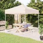 vidaXL Partytent inklapbaar 2x2 m crèmekleurig, Tuin en Terras, Verzenden, Nieuw