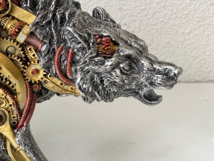 Exclusief S.Buru - Sculpture, XXL STATUE-signed-STEAMpunk, Antiek en Kunst, Curiosa en Brocante