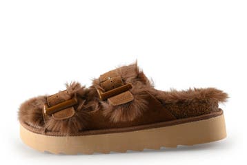 Colors of California Slippers in maat 41 Cognac, Slippers, Overige kleuren, Verzenden, Zo goed als nieuw