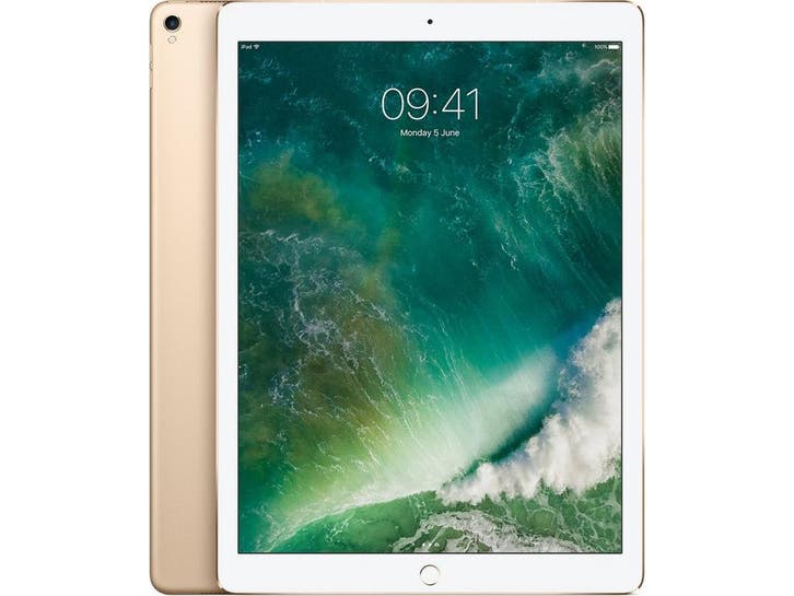 Apple iPad Pro 12.9 (2017) - WiFi + Cellular - 64GB - Goud, Computers en Software, Apple iPads, Zo goed als nieuw, Verzenden