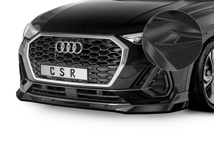 Cupspoilerlip met ABE voor Audi Q3 (Type F3) Sportback CSL48, Auto-onderdelen, Carrosserie, Nieuw, Verzenden