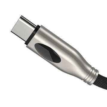 USB-C Oplaadkabel 1.8 Meter Quick Charge 4.0 Gevlochten, Telecommunicatie, Mobiele telefoons | Telefoon-opladers, Verzenden, Nieuw