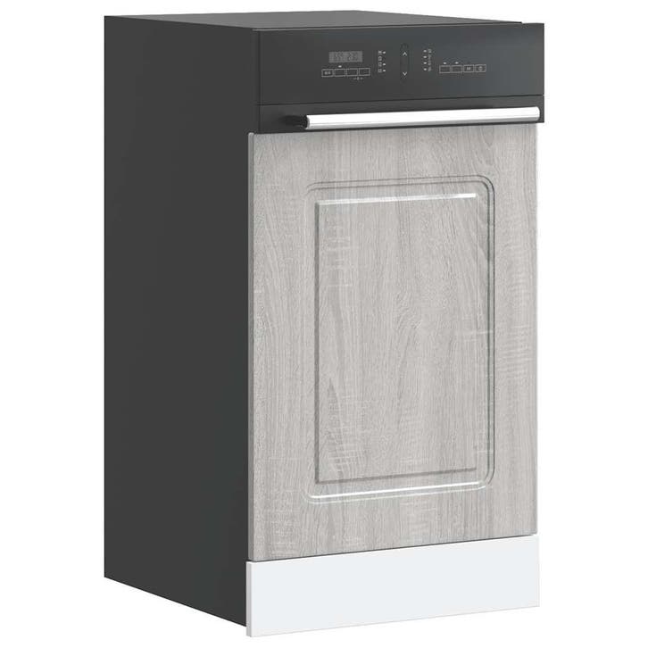vidaXL Vaatwaspaneel Kalmar 45x1,5x57 cm bewerkt hout grijs, Huis en Inrichting, Kasten | Overige, Nieuw, Verzenden
