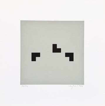 Diet Sayler (1938) - vertikal diagonal horizontal — from the, Antiek en Kunst