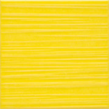 Wandtegel Handvorm Geo Twist Decor Geel Glans 10x10, Ophalen of Verzenden, Wandtegels
