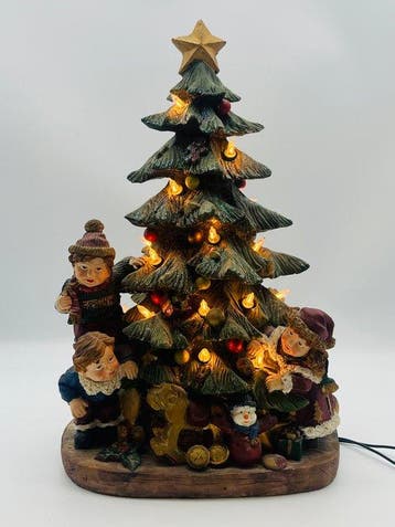Tafellamp - Kerstboom - Hars, Nieuw