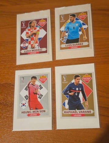 2022 Panini WC Qatar 2022 Luka Modric, Raphaël Varane, Luis
