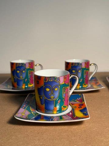 Trésor de galion - Service à café (12) - Porcelaine -