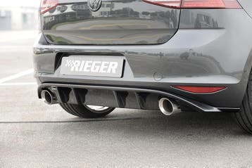 Rieger diffuser | geschikt voor VW Golf 7 GTI tot facelift |, Verzenden