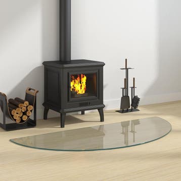 vidaXL Glazen haardplaat Doorzichtig 1200 x 500 mm Glas, Verzenden, Nieuw