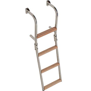 Opvouwbare Zwemtrap Rvs 4 Treden 86x27cm, Ophalen of Verzenden, Nieuw