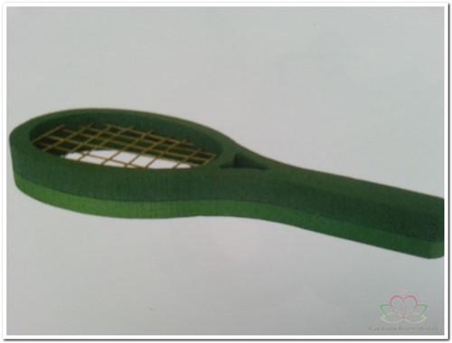 Tennisracket steekschuimvorm 3D oase voor verse bloemen, Hobby en Vrije tijd, Knutselen, Nieuw