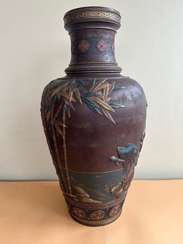 Villeroy & Boch, Mettlach - Vase - Céramique - Japoniste