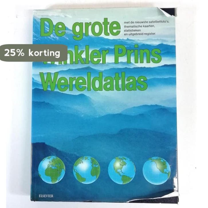 Grote Winkler Prins wereldatlas 9789010061072, Boeken, Reisgidsen, Gelezen, Verzenden