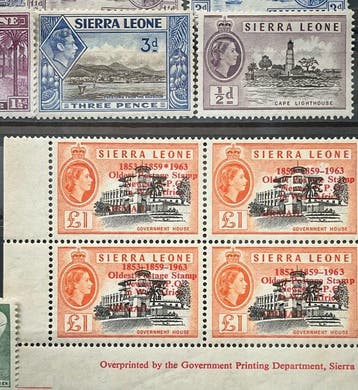 Britse Gemenebest 1896 - Sierra Leone, Southern Rhodesia,