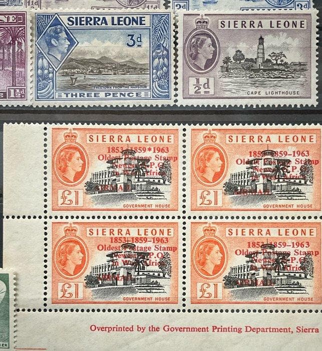 Britse Gemenebest 1896 - Sierra Leone, Southern Rhodesia,, Timbres & Monnaies, Timbres | Europe | Royaume-Uni