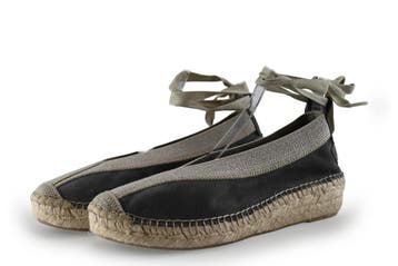 Shabbies Amsterdam Espadrilles in maat 38 Grijs, Espadrilles, Shabbies Amsterdam, Verzenden, Zo goed als nieuw