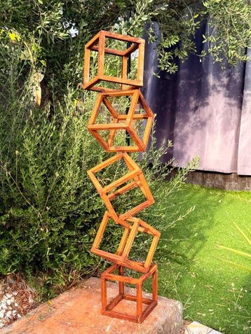 Ana Lucia B.M - Sculpture Corten - XXL - NO Reserve