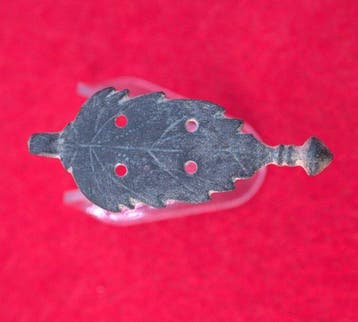 Ancient Roman Bronze Military belt mount - 41 mm (Zonder