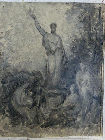 Jules-Cyrille Cavé (1859-1946) - Scéne Mythologique en
