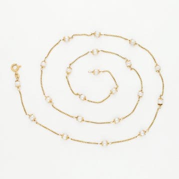 Collier - 18 carats Or jaune Perle
