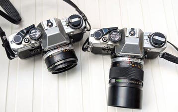 Olympus OM10 + Lens Appareil photo argentique