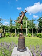 sculptuur, Mercury - 68 cm - Brons, Antiek en Kunst