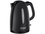 Russell Hobbs -  Waterkoker Textures Plus  - Zwart, 1 tot 2 liter, Verzenden, Nieuw, Draadloos