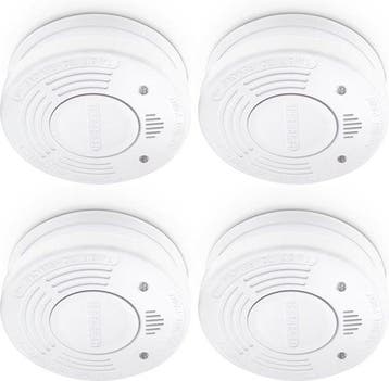 Alecto Rookmelder SD1010 4X - Brandmelder met batterij voor, Verzenden