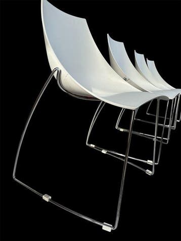 Casprini - Marco Maran - Hoop 4 - Stoel (4) - Aluminium