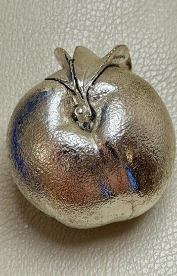 Arde - Beeldje - “Large” Peach 225 grams - .925 zilver