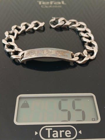 Zonder minimumprijs - Schakelarmband Zilver - MASSIF 925