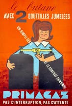B. Drollat - Affiche publicitaire originale Primagaz – Le
