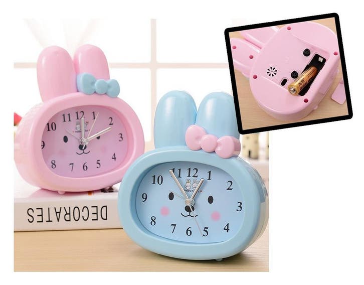 Grappige kinderwekker voor jongens: blauw konijn, Doe-het-zelf en Bouw, Gereedschap | Overige machines, Nieuw, Verzenden