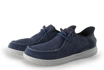 Skechers Instappers in maat 40 Blauw, Verzenden, Overige typen