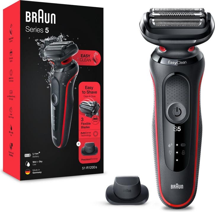 Scheerapparaat Mannen - Met Precisietrimmer - Rood Braun..., Bijoux, Sacs & Beauté, Beauté | Soins des cheveux, Envoi