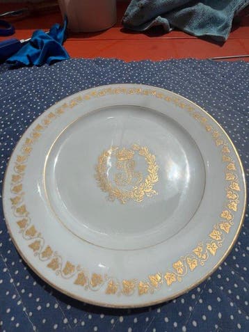 Sevres - Suikergoed schotel - Porselein - Dienst der Prinsen