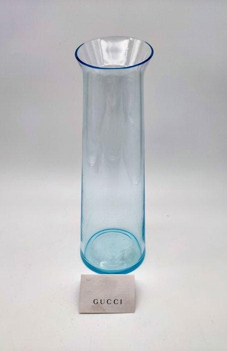V.Nason&C. - Gucci - Vaas - Muranoglas - azuurblauw, Antiquités & Art, Antiquités | Verre & Cristal