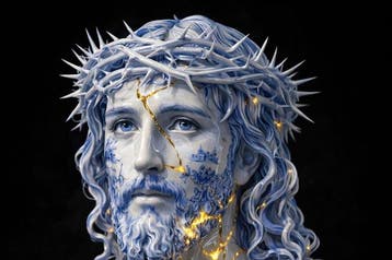 Yamila - Cristo Kintsugi: La Divinidad Reconstruida en Oro