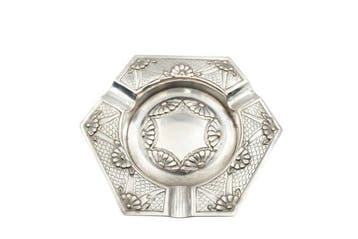Asbak - .833 zilver - Bloemen.